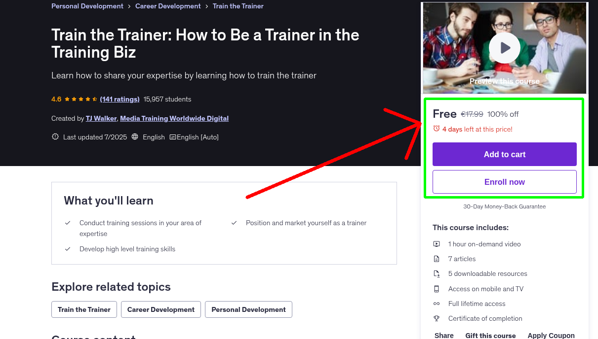 Train the Trainer: How to Be a Trainer in the Training Biz