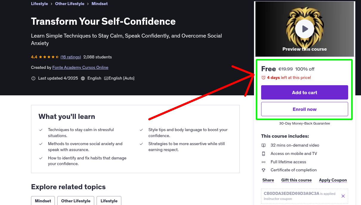 Transform Your Self-Confidence