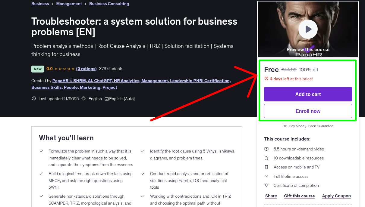 Troubleshooter: a system solution for business problems [EN]