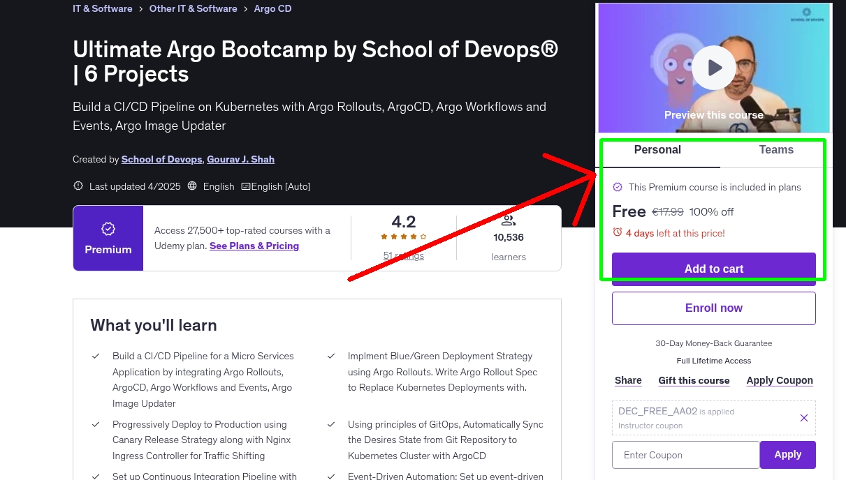 Ultimate Argo Bootcamp by School of Devops® | 6 Projects