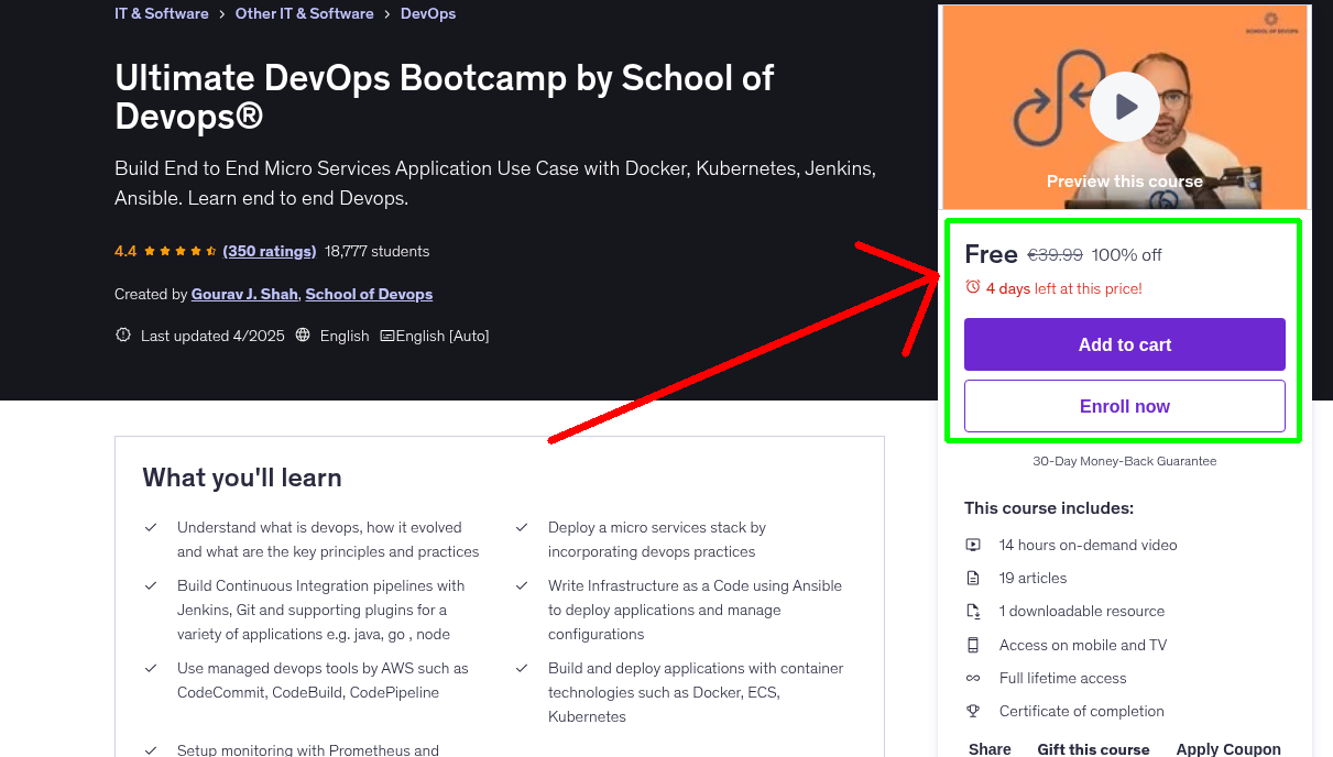 Ultimate DevOps Bootcamp by School of Devops®