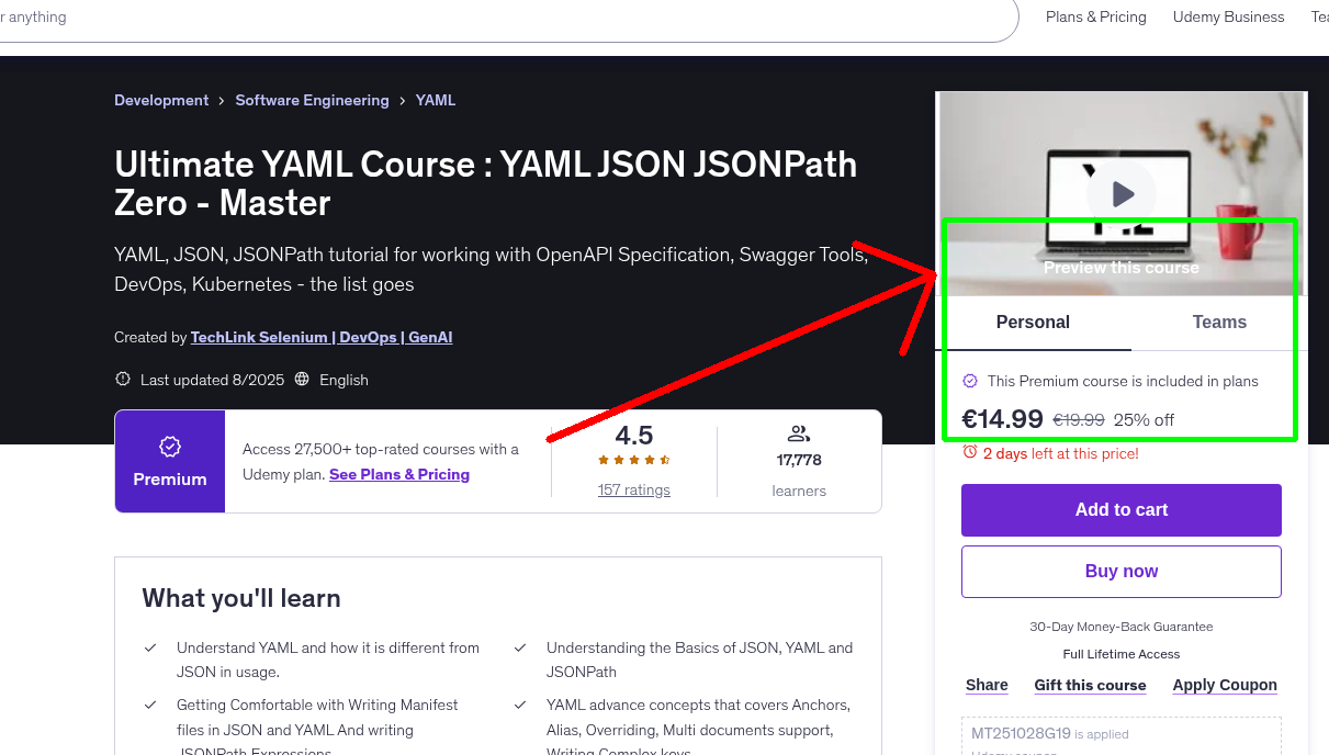 Ultimate YAML Course : YAML JSON JSONPath Zero - Master