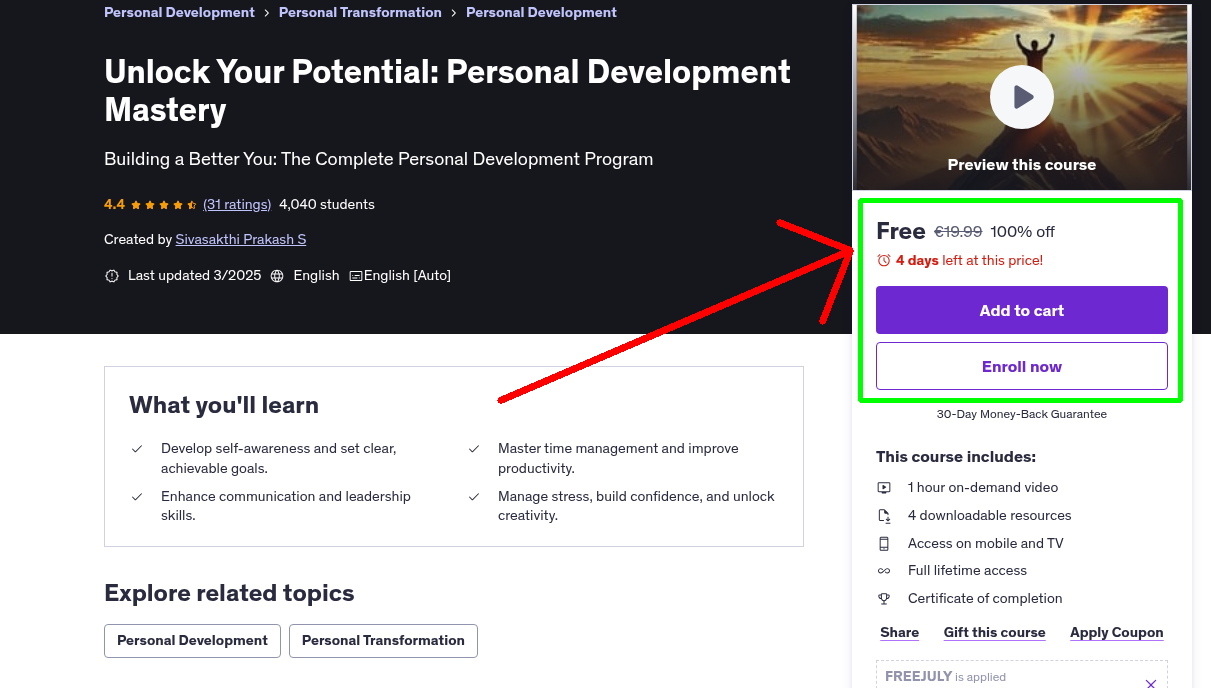 Unlock Your Potential: Personal Development Mastery