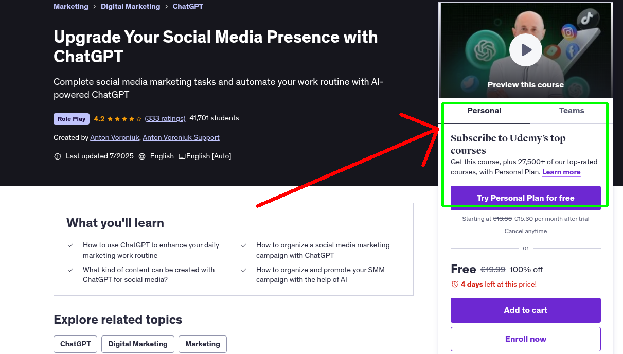 Upgrade Your Social Media Presence with ChatGPT