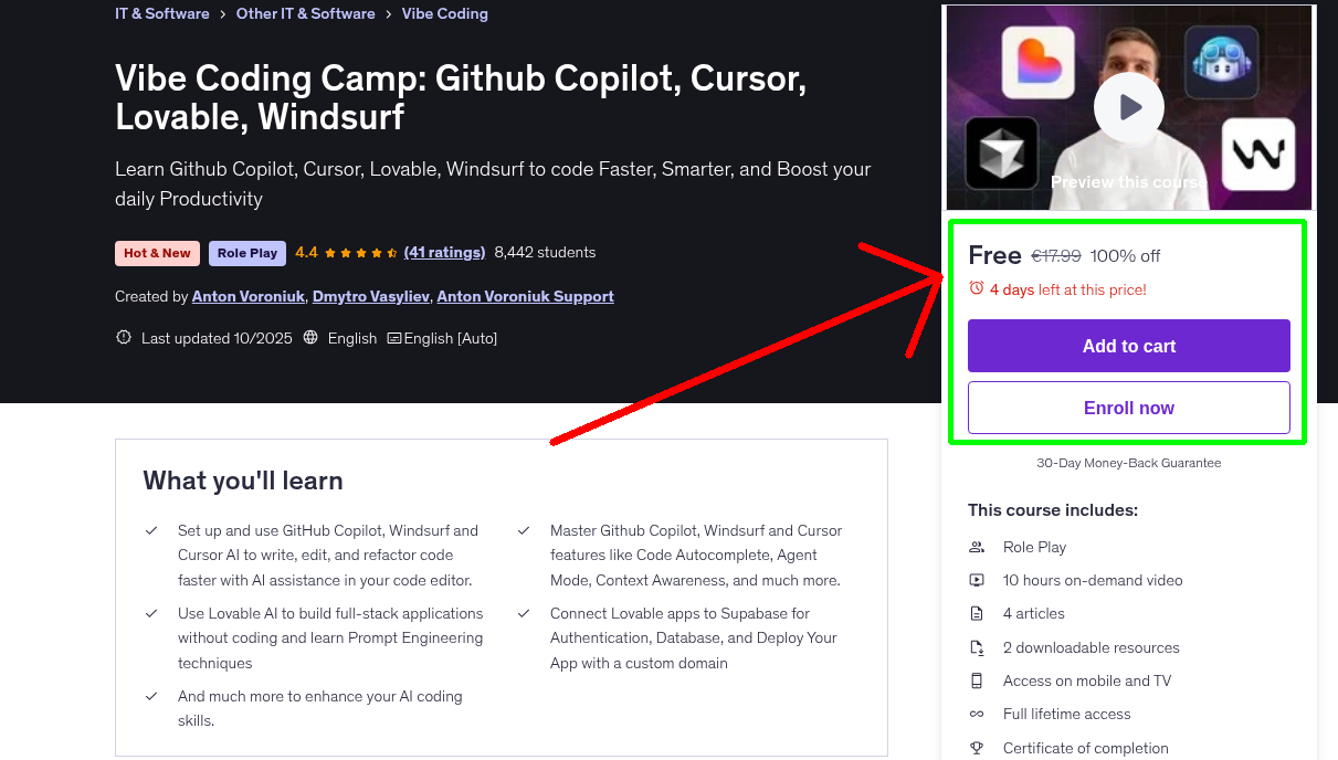 Vibe Coding Camp: Github Copilot, Cursor, Lovable, Windsurf