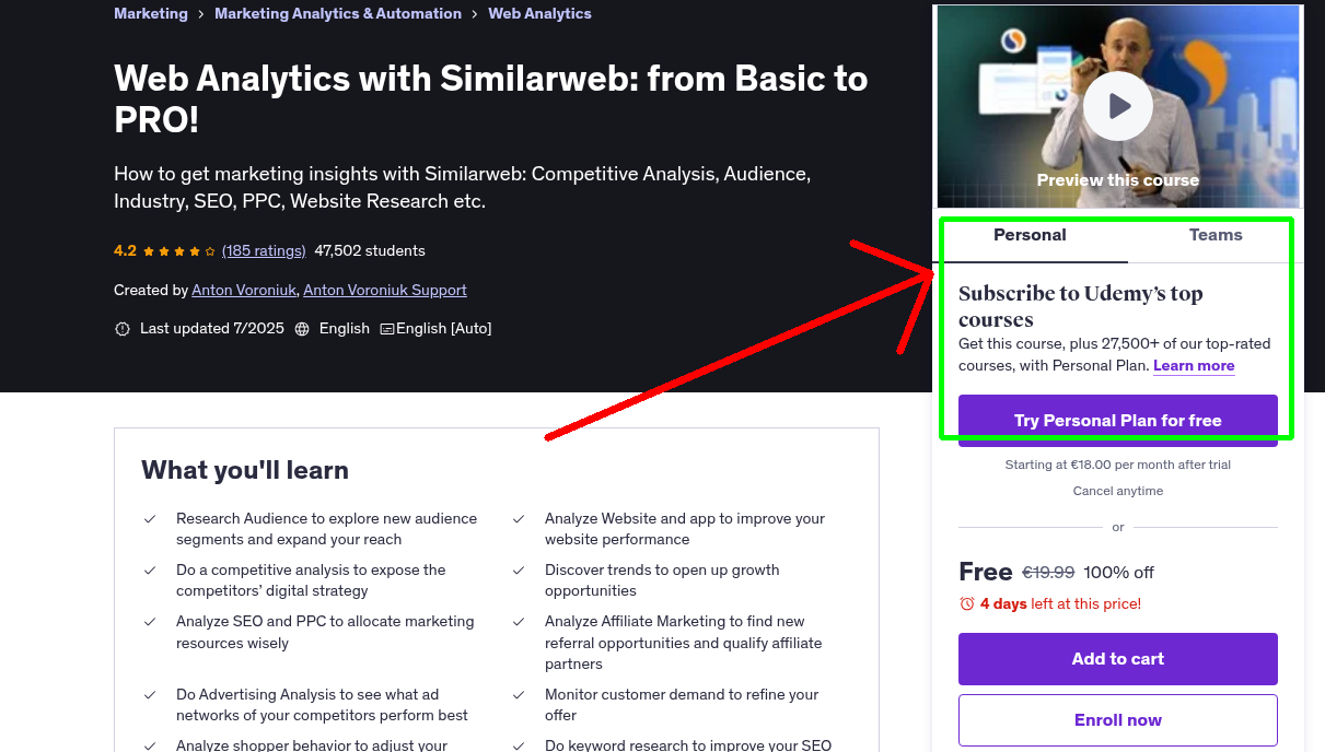 Web Analytics with Similarweb: from Basic to PRO!