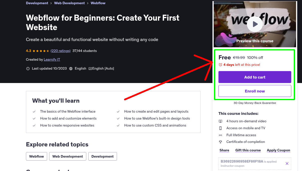 Webflow for Beginners: Create Your First Website