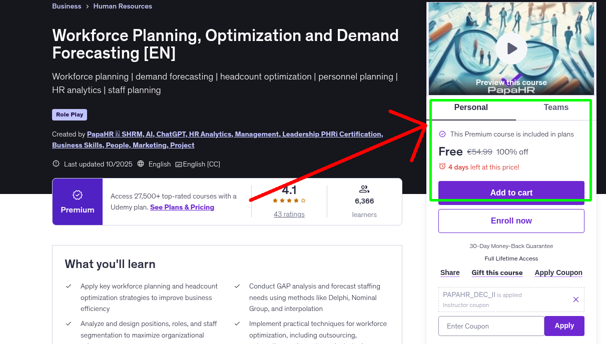 Workforce Planning, Optimization and Demand Forecasting [EN]