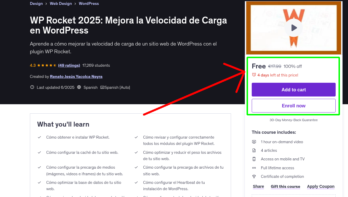 WP Rocket 2025: Mejora la Velocidad de Carga en WordPress